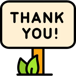 thank you board for user filled the data